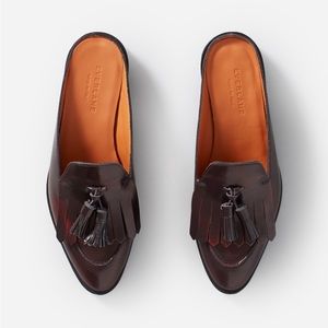 NWOT The Modern Tassel Loafer Mule Oxblood
